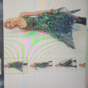 Limited Edition Blackmilk Trip Out Handkerchief Dress